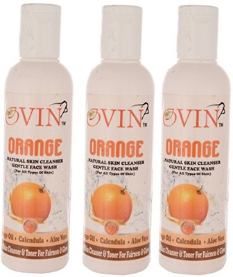

Ovin Herbal Gentle Skin Toner Deep Cleanser Face Wash-Orange Face Wash(300 ml)