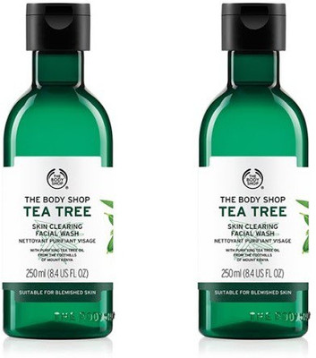 

The Body Shop Tea Tree Skin Clearing Face Wash Pack Of 2 Face Wash(500 ml)
