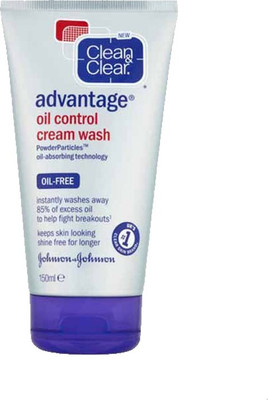 

Clean & Clear Advantage Oil control Cream Wash Face Wash(150 ml)