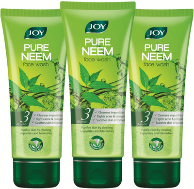 

Joy Pure Neem Purifying (Pack of 3 x 100 ml) Face Wash(300 ml)
