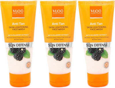 

VLCC VLCC Anti Tan Skin Lightening Face Wash Pack Of 3 Face Wash(150 g)