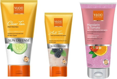 

VLCC Clear Tan,Anti Tan skin Lightining, Mandarin&Tamato Face Wash(300 g)