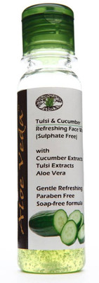 

Aloe Veda Tulsi & Cucumber Refreshing Face Wash - Sulphate Free Face Wash(100 ml)