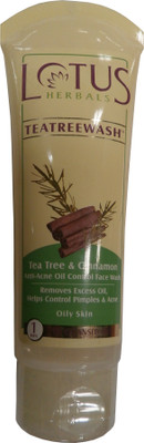 

Lotus Tea Tree & Cinnamon Anti Acne Oil Control Face Wash(120 g)