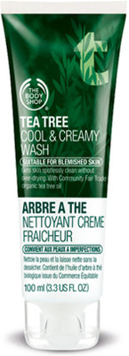 

The Body Shop Tea Tree Cool & Creamy Face Wash(100 ml)
