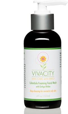 

Vivacity Skin Care With Breo Calendula Foaming Facial Wash With Ginkgo Biloba Face Wash(120 ml)