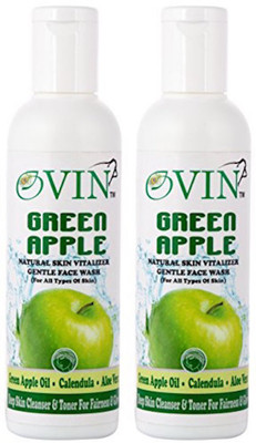 

Ovin Herbal Gentle Skin Toner Deep Cleanser Face Wash-Green Apple Face Wash(200 ml)