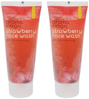 Aroma Magic Strawberry (Pack of 2) Face Wash(200 ml) Aroma Magic Strawberry (Pack of 2) Face Wash(200 ml)