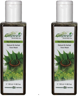 

Greenviv Natural Neem & Tea Tree Face Wash(200 ml)