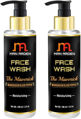 

Man Arden Face Wash - The Maverick - Moisturizing (Pack Of 2) Face Wash(100 ml)