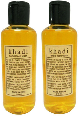 

Khadi Herbal Pack of 2 Face Wash(420 ml)