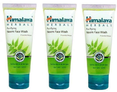 HIMALAYA Purifying Neem (Combo of 3) (50 ml) Face Wash(150 ml)