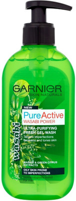 

Garnier Pure Active Wasabi Power Gel Wash (Made In UK) Face Wash(200 ml)