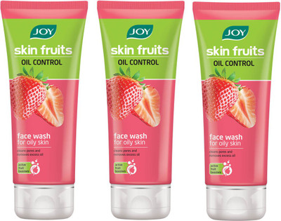 Joy Oil Control (Strawberry) Pack of 3 Face Wash(150 ml) Joy Oil Control (Strawberry) Pack of 3 Face Wash(150 ml)