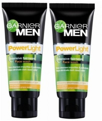 

Garnier Men Power Light Intensive Fairness - (Pack of 2) Face Wash(200 g)