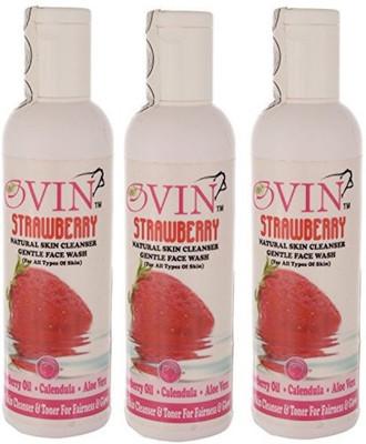 

Ovin Herbal Gentle Skin Toner Deep Cleanser Face Wash-Strawberry Face Wash(300 ml)