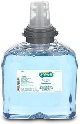 

Gojo Micrell 5357-02 Tfx Antibacterial Foam Handwash(Case Of 2) Face Wash(1200 ml)