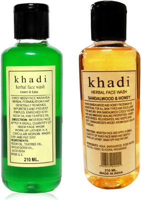 

Khadi Herbal Combo-1 Face Wash(420 ml)