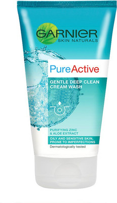 

Garnier Pure Active Deep Clean Cream Wash Face Wash(150 ml)