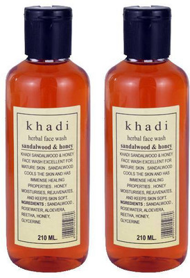 

Khadi Herbal Sandal & Honey Herbal Face Wash(420 ml)