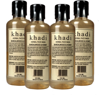 

Khadi Herbal Sandalwood & Honey Face Wash(840 ml)
