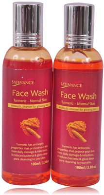 

Satinance Turmeric Face Wash - (Packof 2) Face Wash(200 ml)
