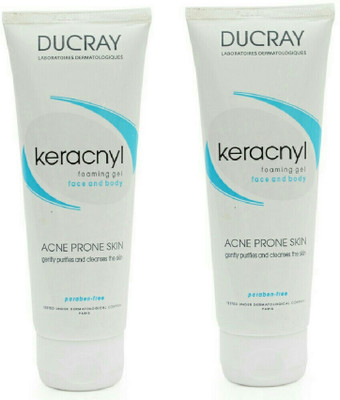 

Ducray Keracnyl Foaming Gel - Pack of 2 Face Wash(100 ml)