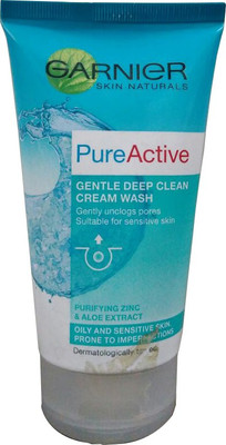 

Garnier Pure Active Gentle Deep Clean Cream Face Wash(150 ml)