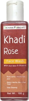 Flipkart - Dense Forest Khadi Herbal Rose  Face Wash(100 g)