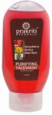 39% OFF on Prakriti Herbals Purifying Strawberry Arnica Aloevera Facewash Face Wash(120 ml) 39% OFF on Prakriti Herbals Purifying Strawberry Arnica Aloevera Facewash Face Wash(120 ml)