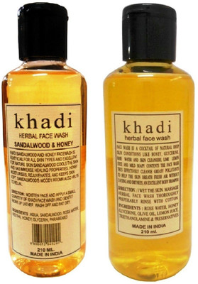 

Khadi Herbal Face wash pack of 2 Face Wash(420 ml)
