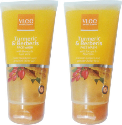 

VLCC Turmeric & Berberis With Bacopa & Aloe Vera (Pack of 2) Face Wash(300 ml)