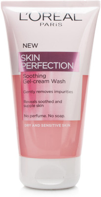 L'Oreal Paris Skin Perfection Soothing Gel-Cream for Dry and Sensitive Skin Face Wash(150 ml)