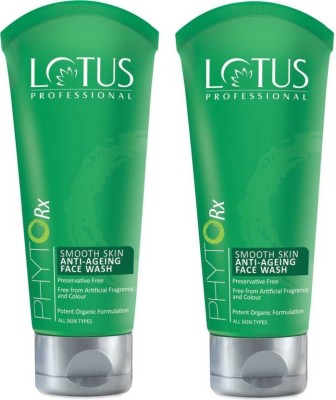 LOTUS Professional Smooth Skin Anti Ageing (Pack of 2) Face Wash(160 ml)