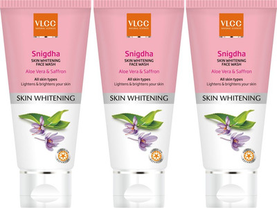 

VLCC Snigdha Skin Whitening Face wash Face Wash Pack of 3 Face Wash(300 ml)