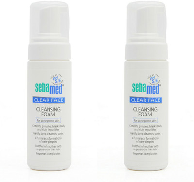 

Sebamed Clear Face Cleansing Foam - Pack of 2 Face Wash(150 ml)