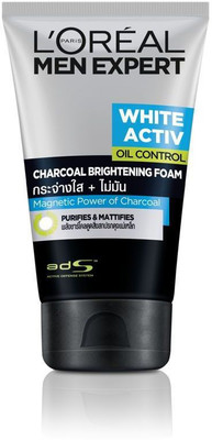

L'Oreal Paris Men Expert White Active Oil Control Charcoal Brightening Foam Face Wash(99 ml)