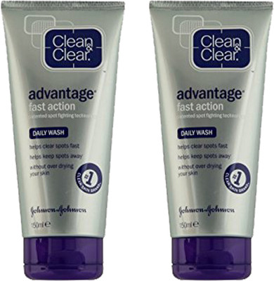 

Clean & Clear Advantage Fast Action Set of 2 Face Wash(300 ml)