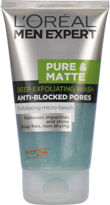 

L'Oreal Paris Men Experts Pure & Matte Deep Exfoliating Face Wash(149 ml)