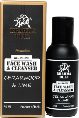 

Brahma Bull Cedar wood & Lime Face Wash & Cleanser(Pack of 2) Face Wash(100 ml)