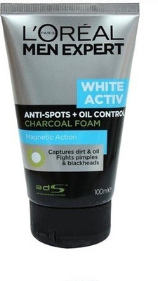 

L'Oreal Paris Men Expert White Activ Oil Control Charcoal Foam Face Wash(100 ml)