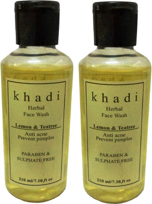 

Khadi Herbal Lemon & Teatree ( Paraben & sulpahte Free ) Face Wash(420 g)
