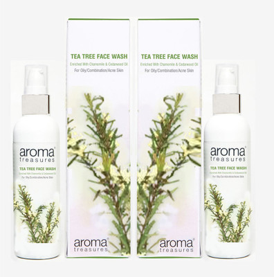 

Aroma Treasures Tea Tree (100ml) (Pack Of 2) Face Wash(200 ml)