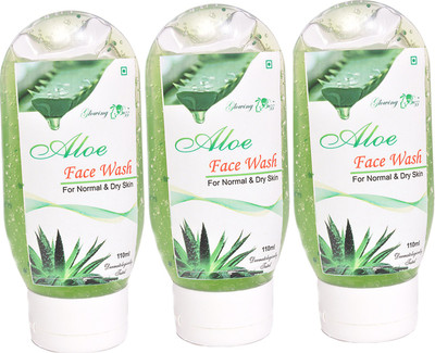 

Glowing Buzz Combo of 2 Herbal Aloe Face Wash(330 ml)
