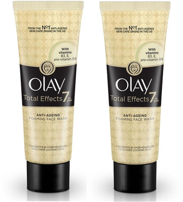 

Olay Total Effects 7 In 1 Anti Ageing Foaming Face Wash (Pack Of 2) Face Wash(200 g)