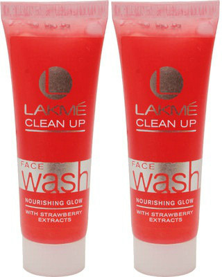 

Lakme Clean Up Face Wash with Strawberry Extracts - Pack of 2 Face Wash