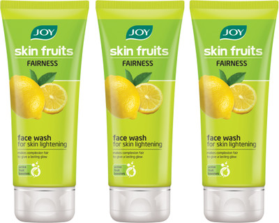 Joy Lemon (Fairness) Pack of 3 Face Wash(150 ml) Joy Lemon (Fairness) Pack of 3 Face Wash(150 ml)