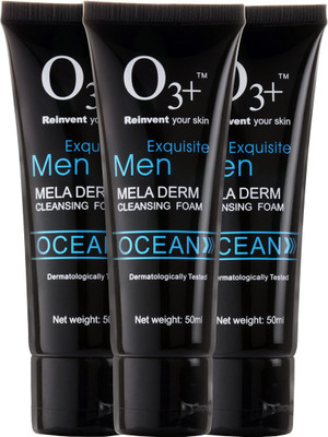 

O3+ Men Ocean Mela Derm Cleansing Foam - Pack of 3 Face Wash(150 ml)