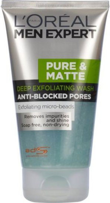 

L'Oreal Paris Men Expert pure & Matte deep exfoliating Anti Blacked Pores Face Wash(150 ml)