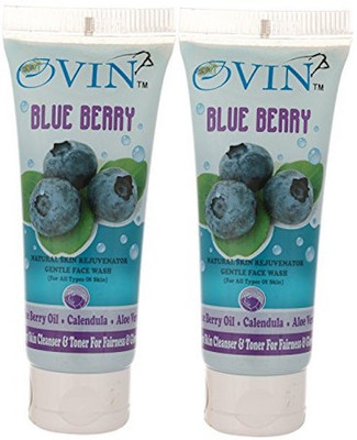 

Ovin Herbal Natural Sunscreen Gentle Face Wash Facial Soft Cleanser-Blueberry Face Wash(140 ml)